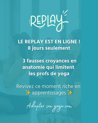 lancement anatomie replay